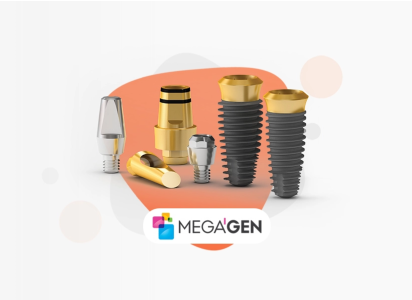 Имплантация + цельноциркониевая коронка на импланте Megagen «под ключ»
